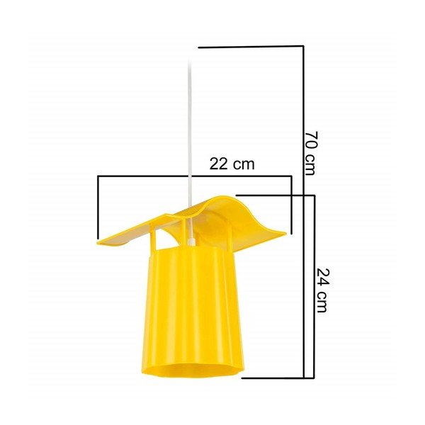 Lustră pentru grădină Homemania Decor Luciana, galben-image-2
