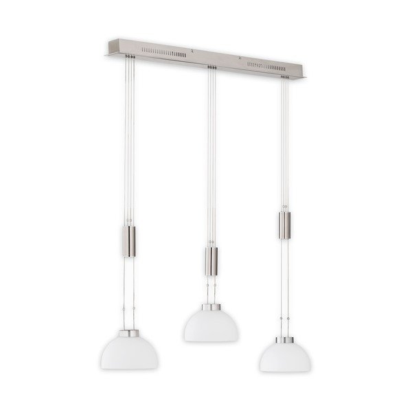 Lustră neagră LED cu intensitate reglabilă din metal Avignon – Fischer & Honsel