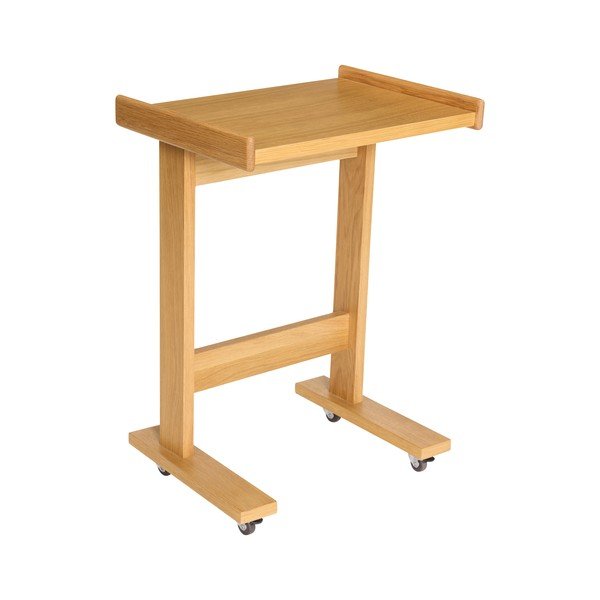 Măsuță auxiliară cu aspect de lemn de stejar 35x48 cm Less – Hübsch