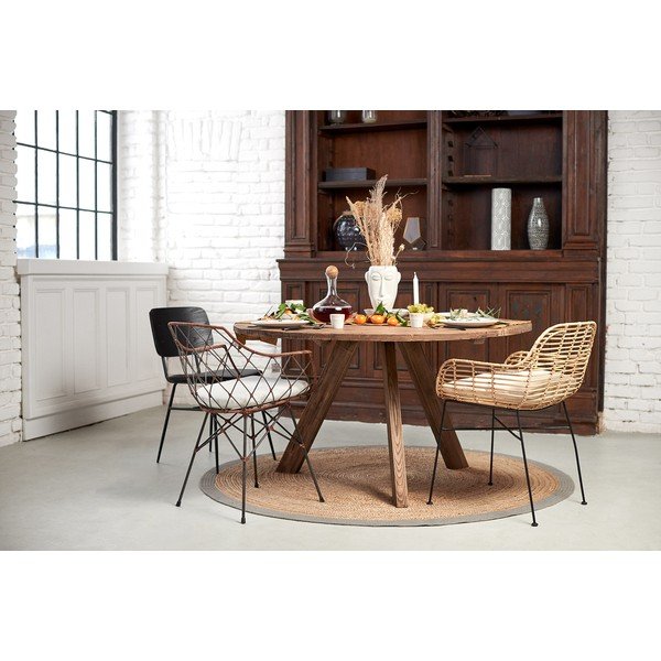 Fotoliu din ratan White Label Tiger-image-2