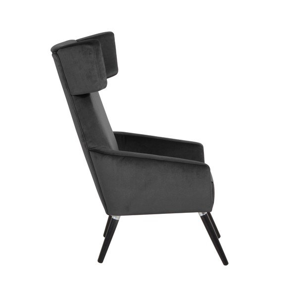 Fotoliu Max Winzer Elina Suede, negru-image-3