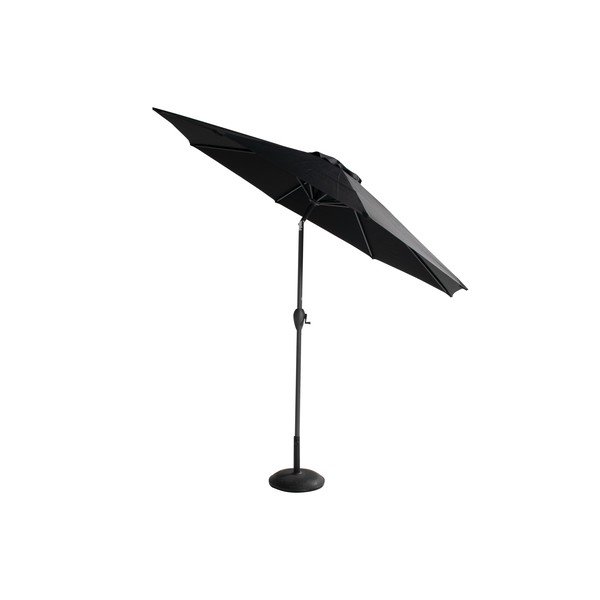 Umbrelă de soare neagră ø 270 cm Sunline – Hartman-image-1