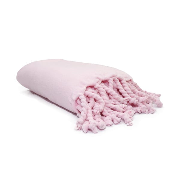 Pătură, roz, Domarex Tassel, 130x160 cm