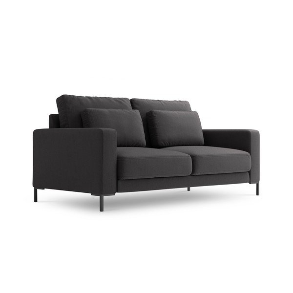 Canapea Interieurs 86 Seine, 158 cm, gri închis-image-2