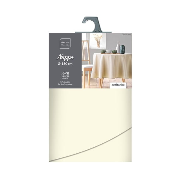 Față de masă ø 180 cm Essentiel – douceur d'intérieur-image-1