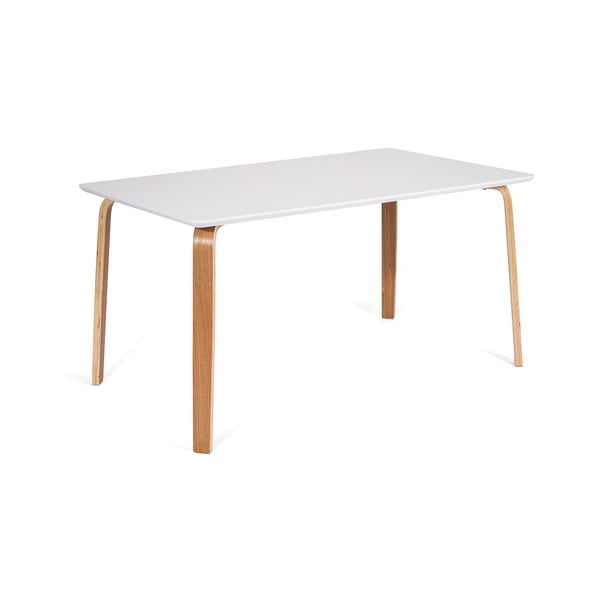 Masă dining cu blat alb 150x90 cm Zaha - Bonami Essentials-image-1