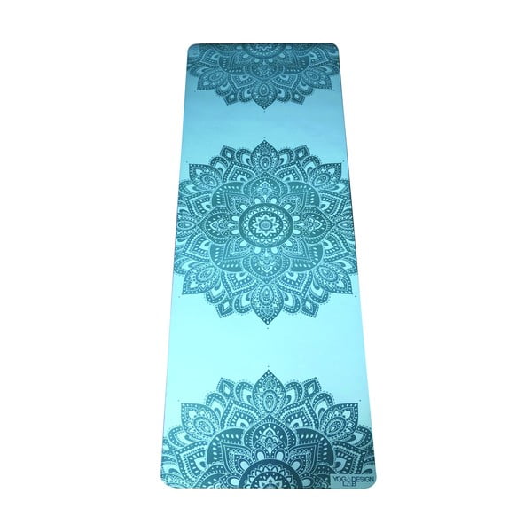 Saltea pentru yoga Yoga Design Lab Mandala Aqua, 5 mm, turcoaz