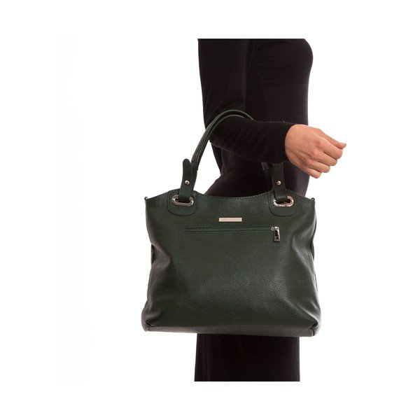 Geantă din piele Isabella Rhea no.1103, verde-image-2