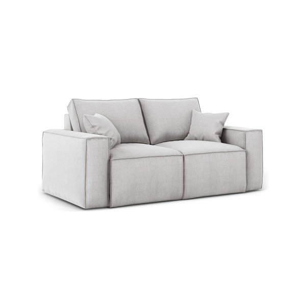 Canapea Cosmopolitan Design Miami, gri deschis, 180 cm-image-2