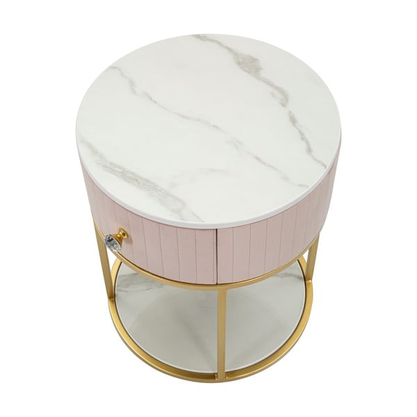 Noptieră roz-deschis cu auriu Montpellier – Mauro Ferretti-image-3