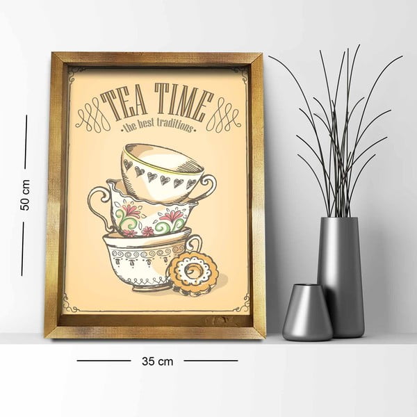 Tablou 35x50 cm Tea Time – Wallity-image-2