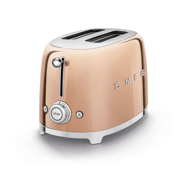 Prăjitor de pâine roz/auriu 50's Retro Style - SMEG-image-2