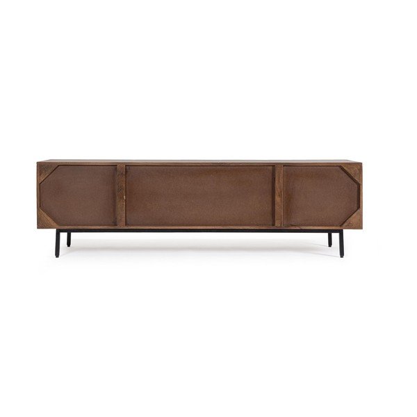 Comodă TV în culoare naturală din lemn de mango 170x50x40 cm Tadita – Bizzotto-image-4