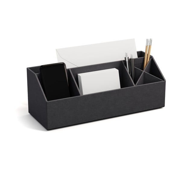 Organizator pentru papetărie din carton Elisa Canvas Paper Laminate – Bigso