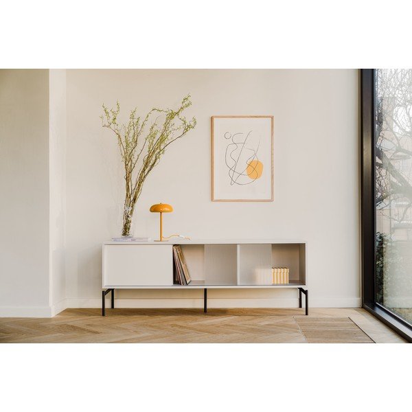 Comodă TV grej 160x60x42 cm Met – noo.ma-image-1