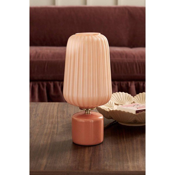 Veioză somon din sticlă (înălțime 40 cm) Daria – Ellos Home-image-2