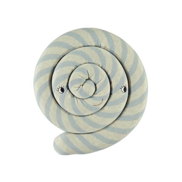 Pernă din bumbac organic pentru copii OYOY Lollipop, ⌀ 30 cm, albastru