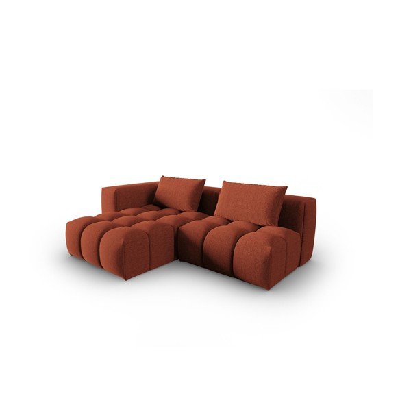 Colțar teracotă (cu colț pe partea stângă/cu șezlong) Verona – Cosmopolitan Design