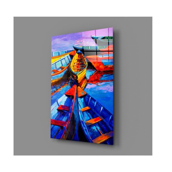 Tablou din sticlă Insigne Boats-image-4