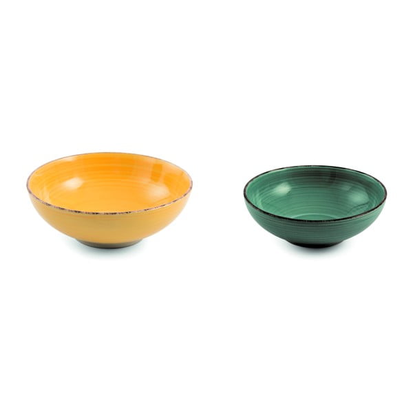 Set 2 boluri din ceramică pentru salată Villa d'Este Djerba