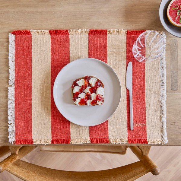 Suporturi pentru farfurii 2 buc. din bumbac organic 36x48 cm Toppu – OYOY Living Design-image-1