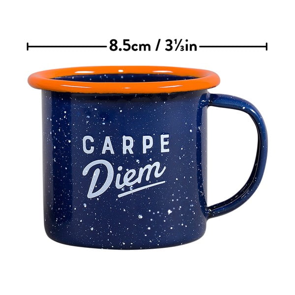 Căni albastre 2 buc. din smalț 0.12 l – Gentlemen's Hardware-image-2