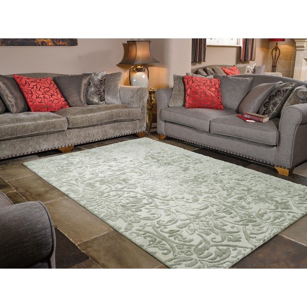 Covor țesut manual Flair Rugs Dorchester, 200 x 290 cm, gri-image-1