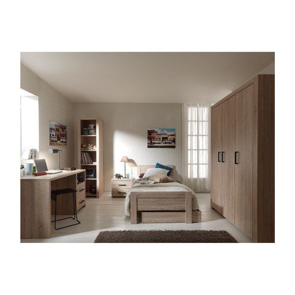 Bibliotecă Vipack Aline, înălțime 198 cm, maro-image-1