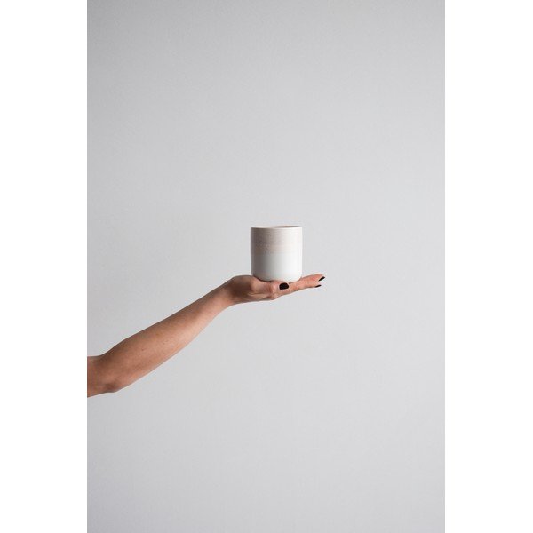 Cană din gresie ÅOOMI Dust, 400 ml, roz - alb-image-2