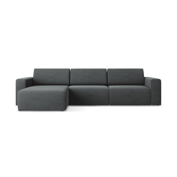 Colțar modular gri (cu colț pe partea stângă) Kalea – Makamii
