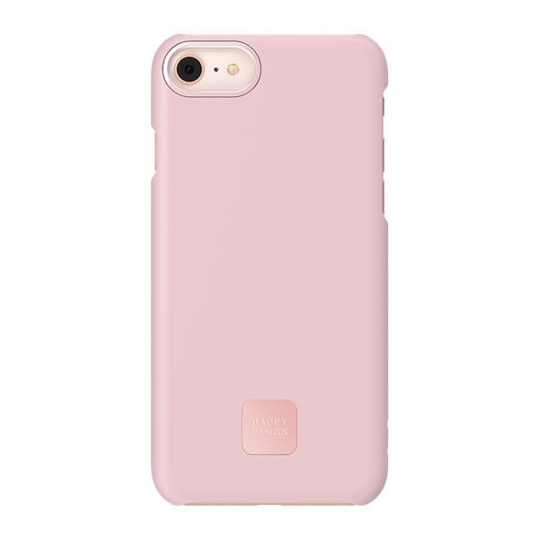 Husă protecție telefon pentru iPhone 7 și 8 Happy Plugs Slim, roz