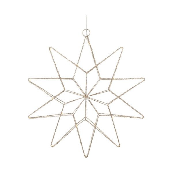 Decorațiune luminoasă aurie ø 31 cm  cu model de Crăciun Gleam – Markslöjd