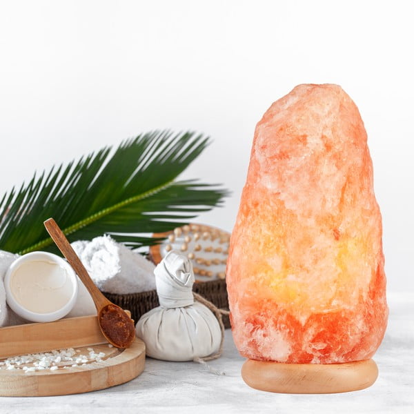Lampă de sare portocalie, înălțime 35 cm Sally - LAMKUR-image-2