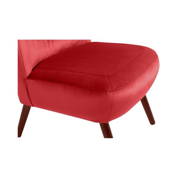 Fotoliu Max Winzer Sari Velvet, roșu-image-4