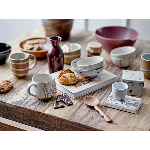 Bol mic albe-bej 2 buc. ø 11.5 cm Peony - Bloomingville-image-2