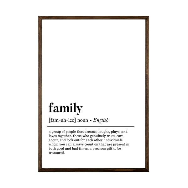 Tablou 50x70 cm Family – Wallity