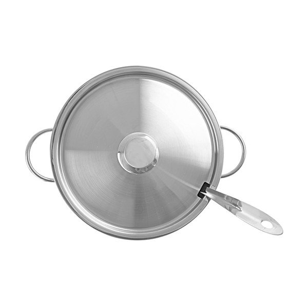 Bol argintiu din oțel inoxidabil ø 26 cm – Orion-image-2