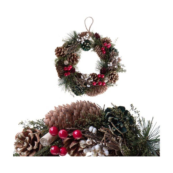 Coroniță de Crăciun ø 25 cm Berry & Pine – Brandani