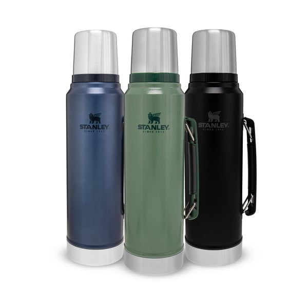 Termos verde din oțel inoxidabil 1 l Legendary Classic Hammer Tone Green – Stanley-image-2