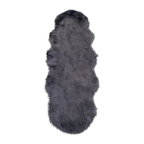 Covor tip traversă gri antracit sintetic 60x180 cm – House Nordic