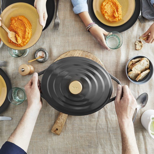 Oală din aluminiu 5.7 l adecvată pentru plita cu inducție Air – Tefal-image-1