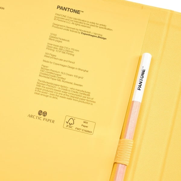 Carnețel 160 pagini Yellow 012 – Pantone-image-1
