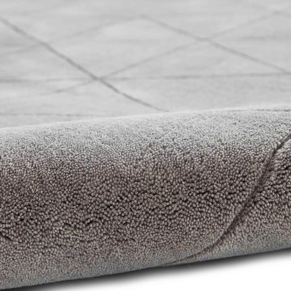 Covor din lână Think Rugs Kasbah, 150 x 230 cm, gri-image-4