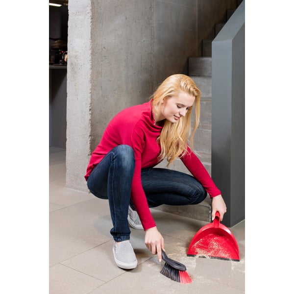 Mătură și făraș Vileda, roșu-image-1