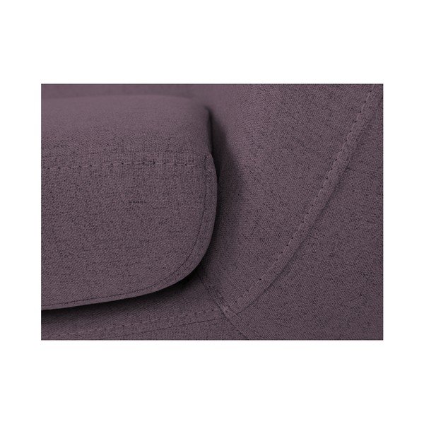 Canapea cu 2 locuri și picioare maro Mazzini Sofas Piemont, mov-image-4