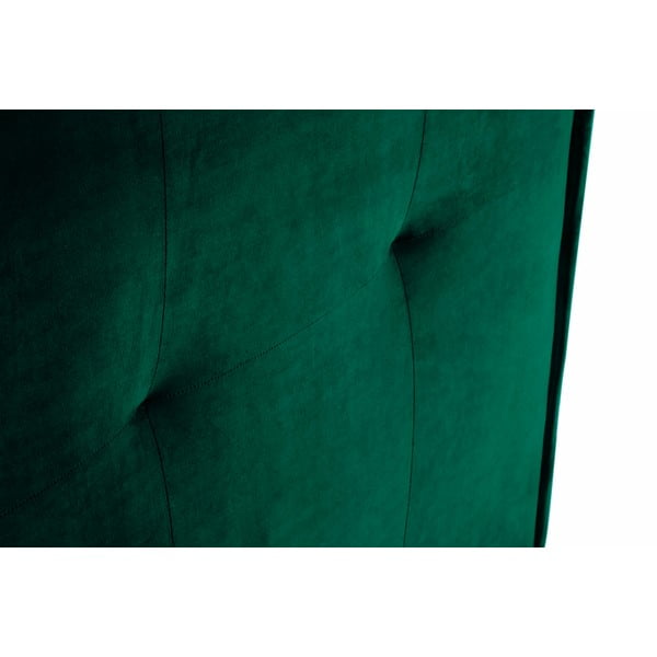 Tăblie de pat verde-închis 200x120 cm Monica – Milo Casa-image-3