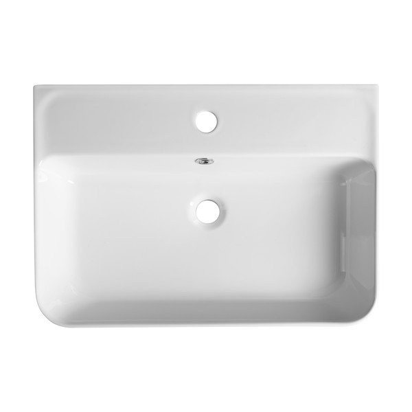 Chiuvetă albă din ceramică 60x42 cm Gali – Sapho-image-2