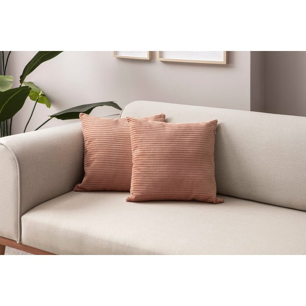 Fețe de pernă 2 buc. din catifea reiată 43x43 cm – Mioli Decor-image-1