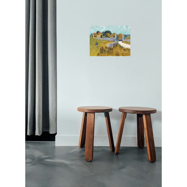 Reproducere pe pânză după Vincent van Gogh - Farmhouse in Provence, 40 x 30 cm-image-1