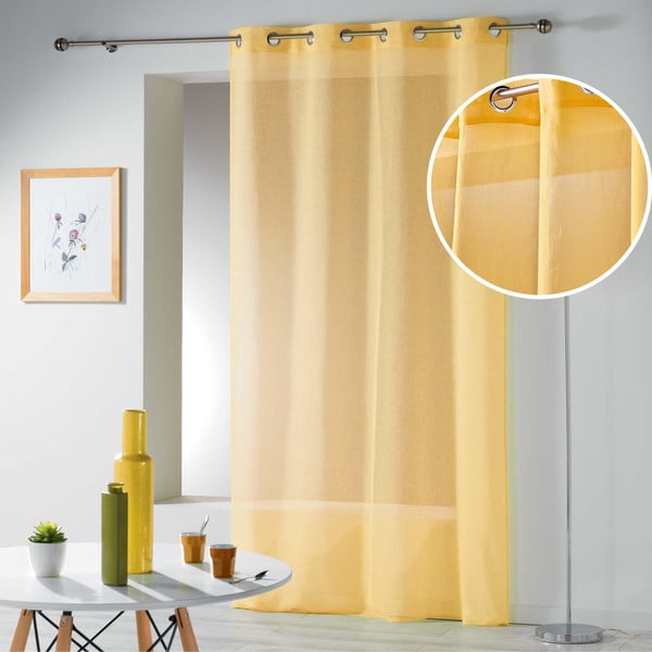 Perdea galbenă 140x240 cm Telma – douceur d'intérieur-image-4